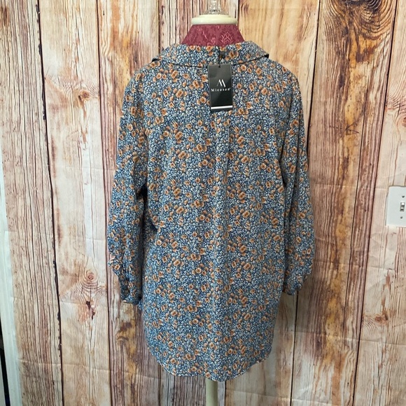 Women Micoson Plus Size XL Tops 3/4 Sleeve Pullover Blouse - Picture 5 of 7